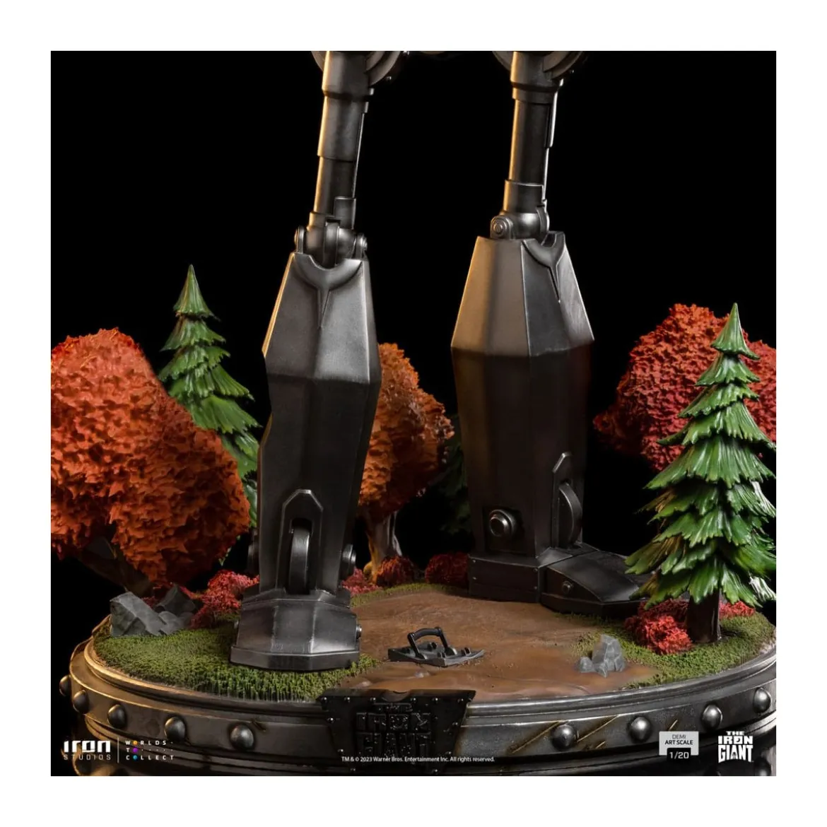Iron Studios - Demi Art Scale 1/20 - Le Géant de fer statuette Iron Giant & Hogarth Hughes