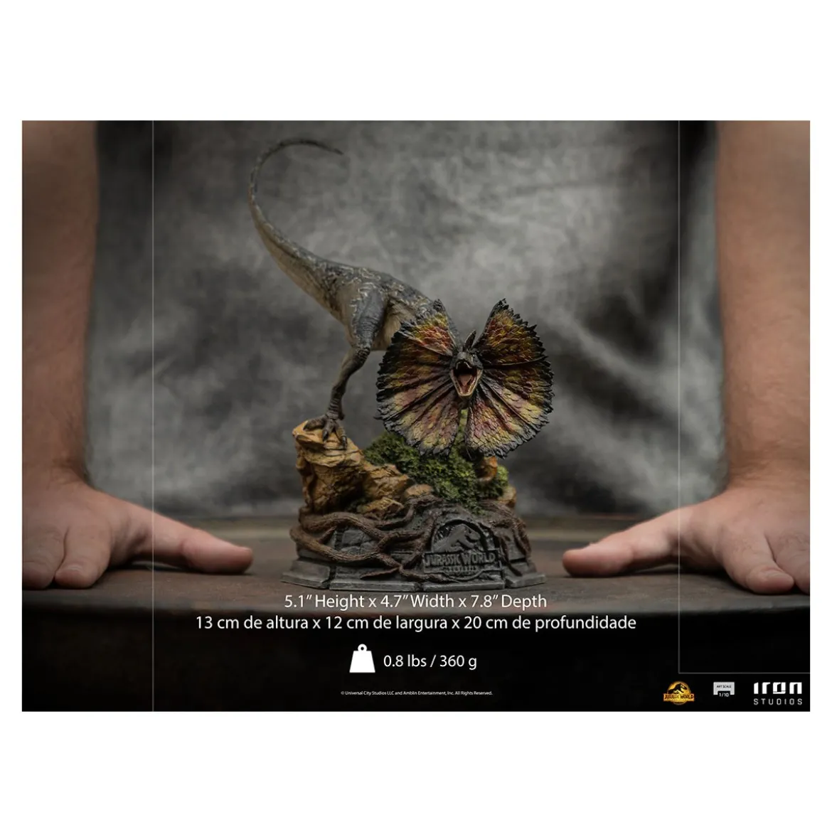 Iron Studios - Dilophosaurus - Jurassic World Dominion 1/10 BDS Art Scale