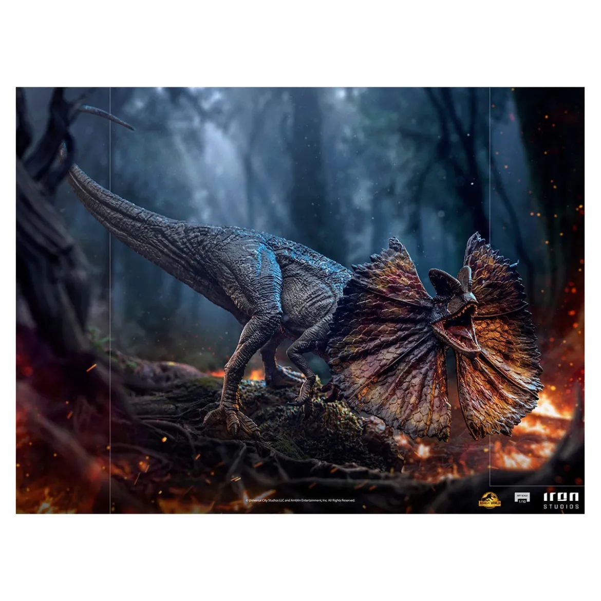 Iron Studios - Dilophosaurus - Jurassic World Dominion 1/10 BDS Art Scale