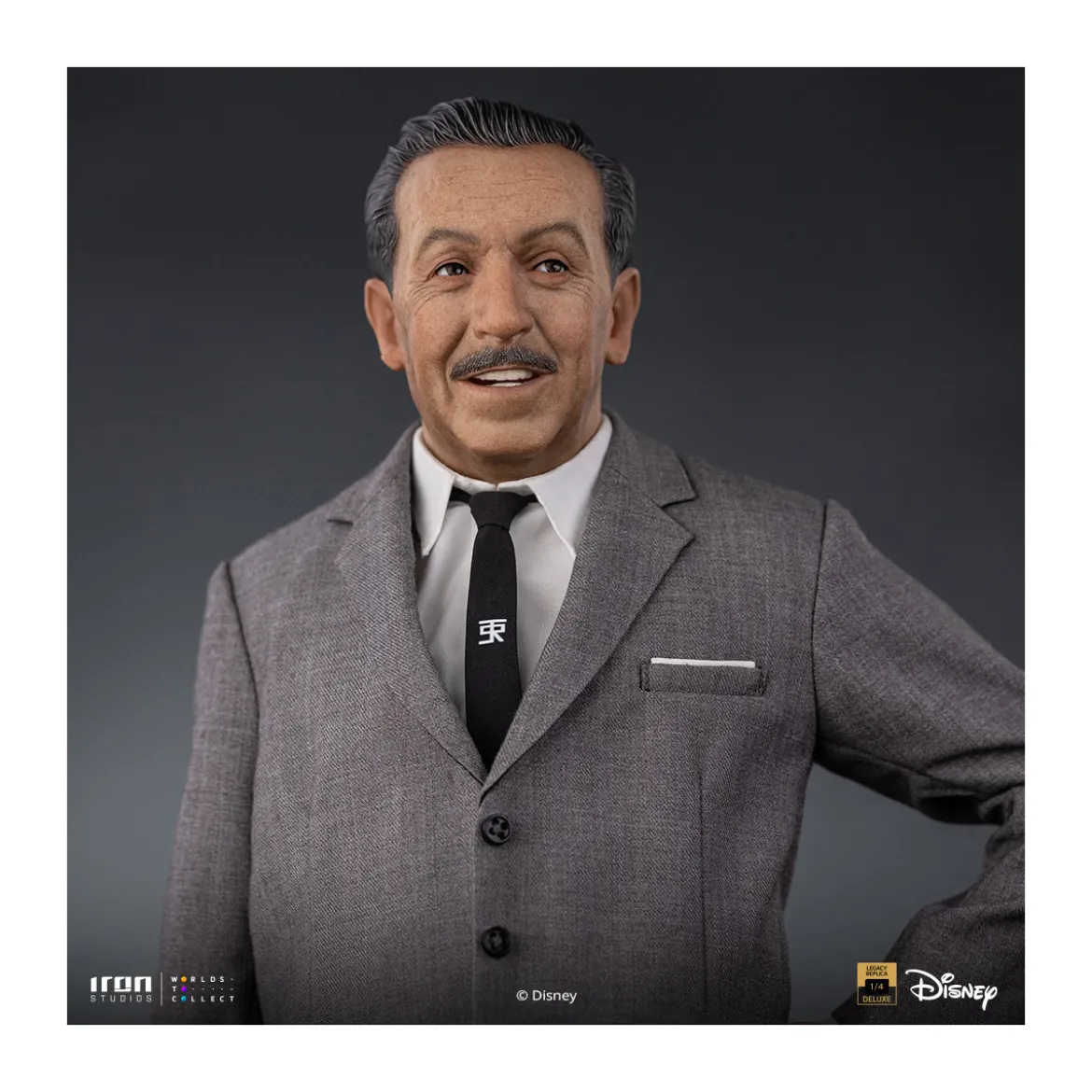 Iron Studios Disney Classics - Walt Disney & Mickey Mouse Legacy Replica 1/4