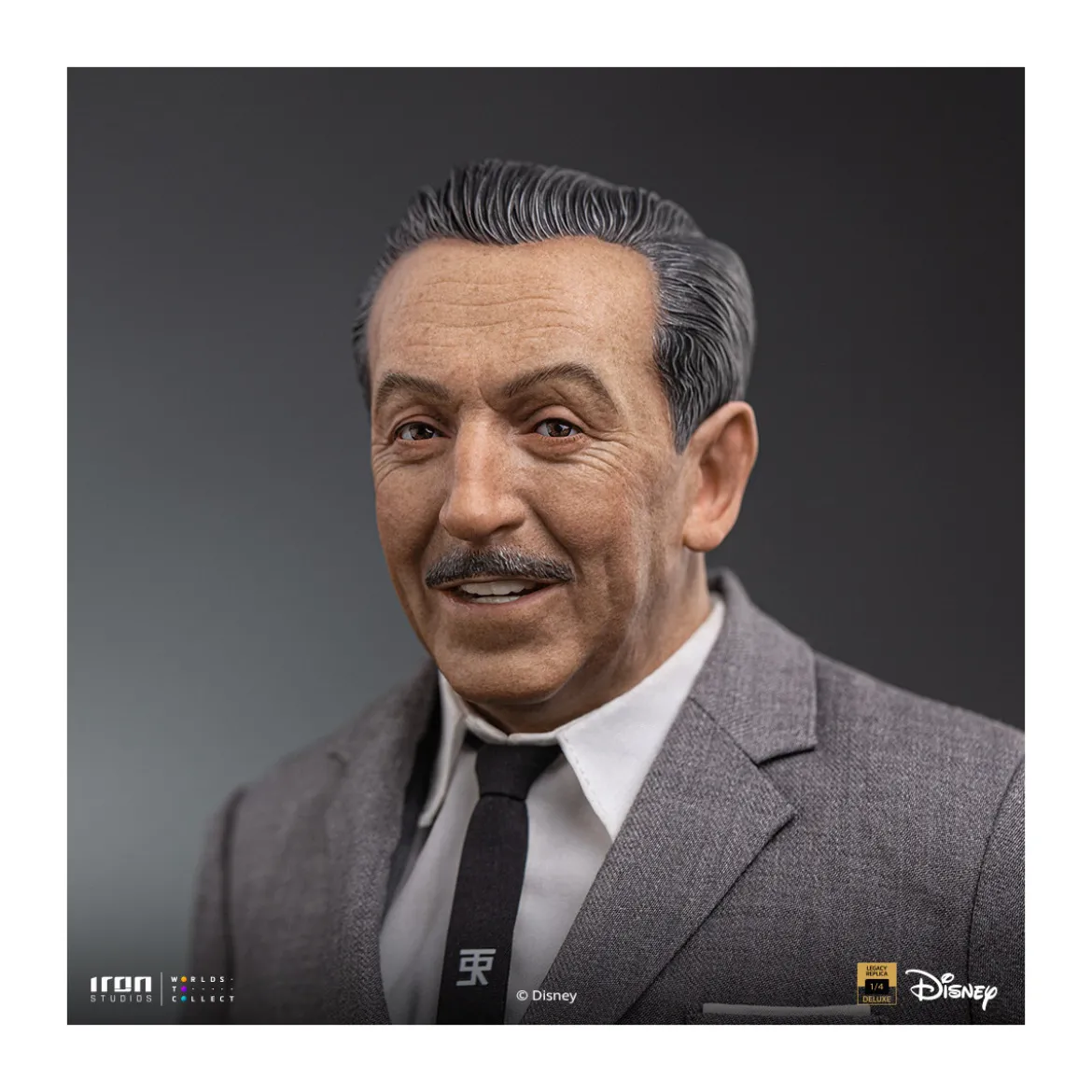 Iron Studios Disney Classics - Walt Disney & Mickey Mouse Legacy Replica 1/4