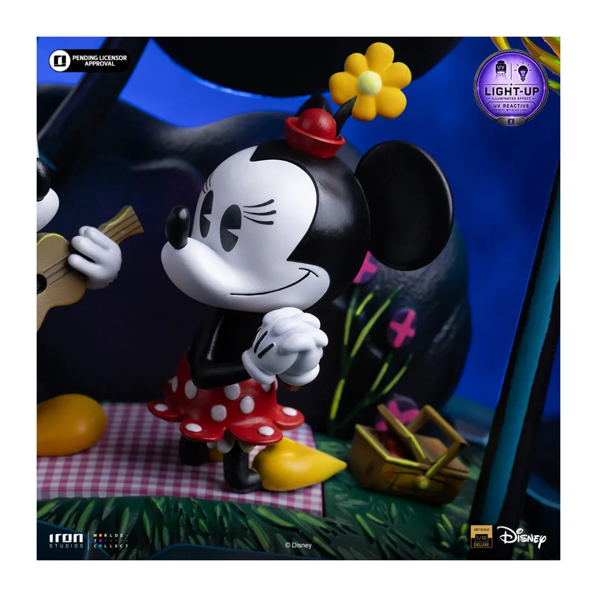 Iron Studios Disney Classics - Mickey, Minnie and Pluto's Day at the Park DX Art Scale 1/10