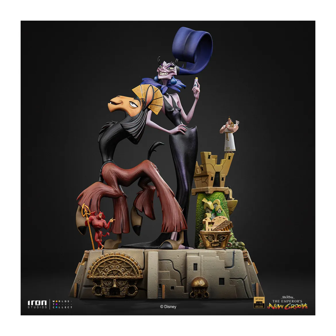 Iron Studios Disney - Kuzko & Yzma Deluxe Art Scale 1/10 - The Emperor's New Groove