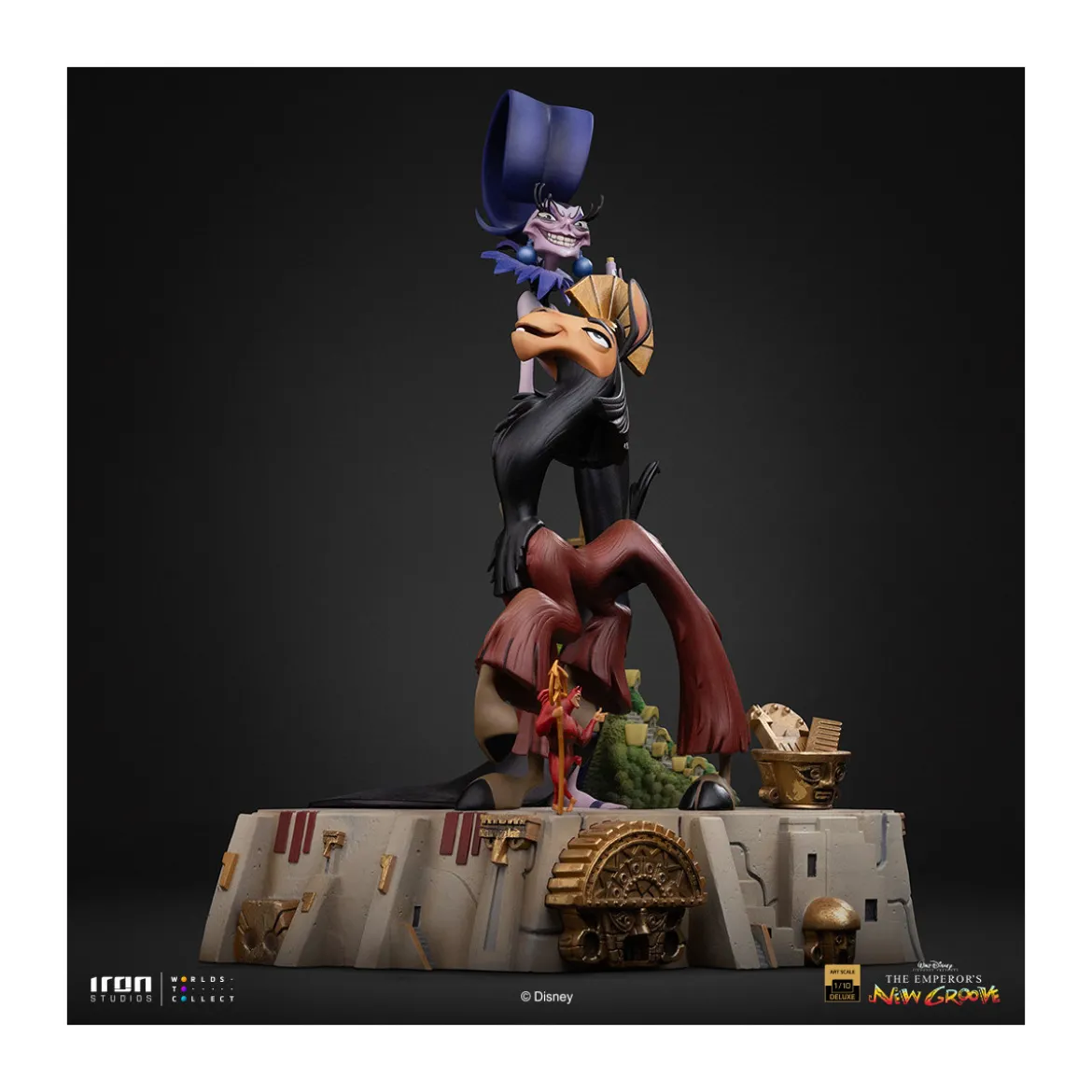 Iron Studios Disney - Kuzko & Yzma Deluxe Art Scale 1/10 - The Emperor's New Groove