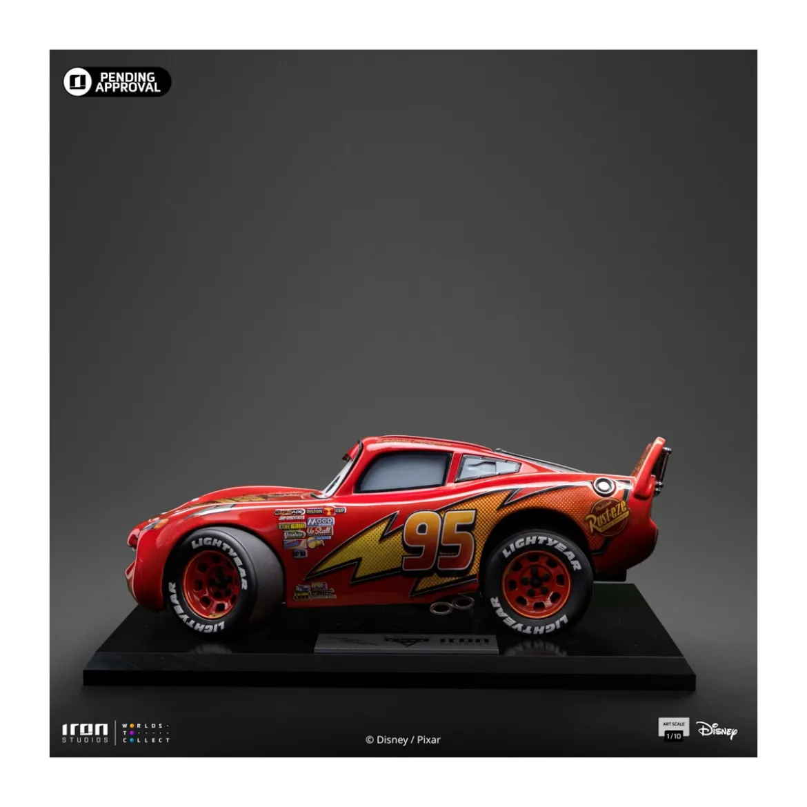 Iron Studios - Disney Pixar - BDS Art Scale Lightning McQueen 1/10 - Cars