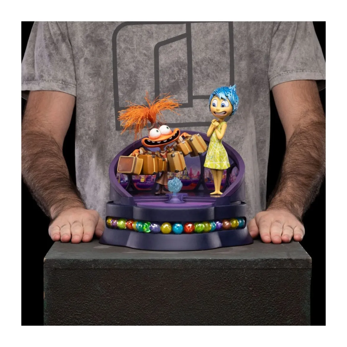 Iron Studios - Disney Pixar - Deluxe Art Scale Joy and Anxiety 1/10 - Vice-versa 2