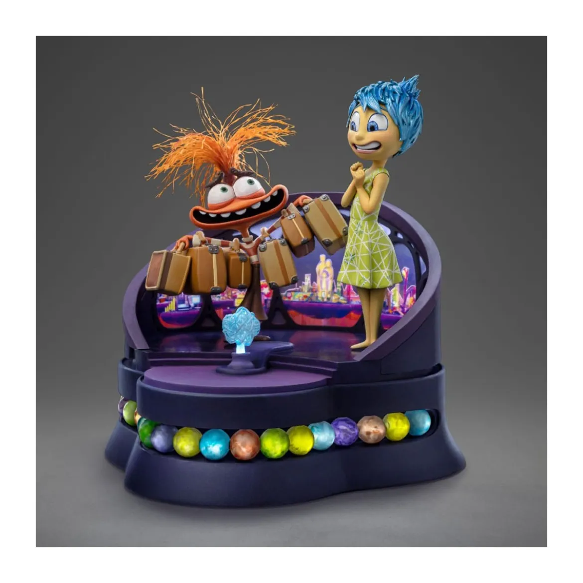Iron Studios - Disney Pixar - Deluxe Art Scale Joy and Anxiety 1/10 - Vice-versa 2