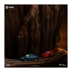 Iron Studios - Disney Pixar - Deluxe Art Scale Lightning McQueen & Tow Mater 1/10 - Cars