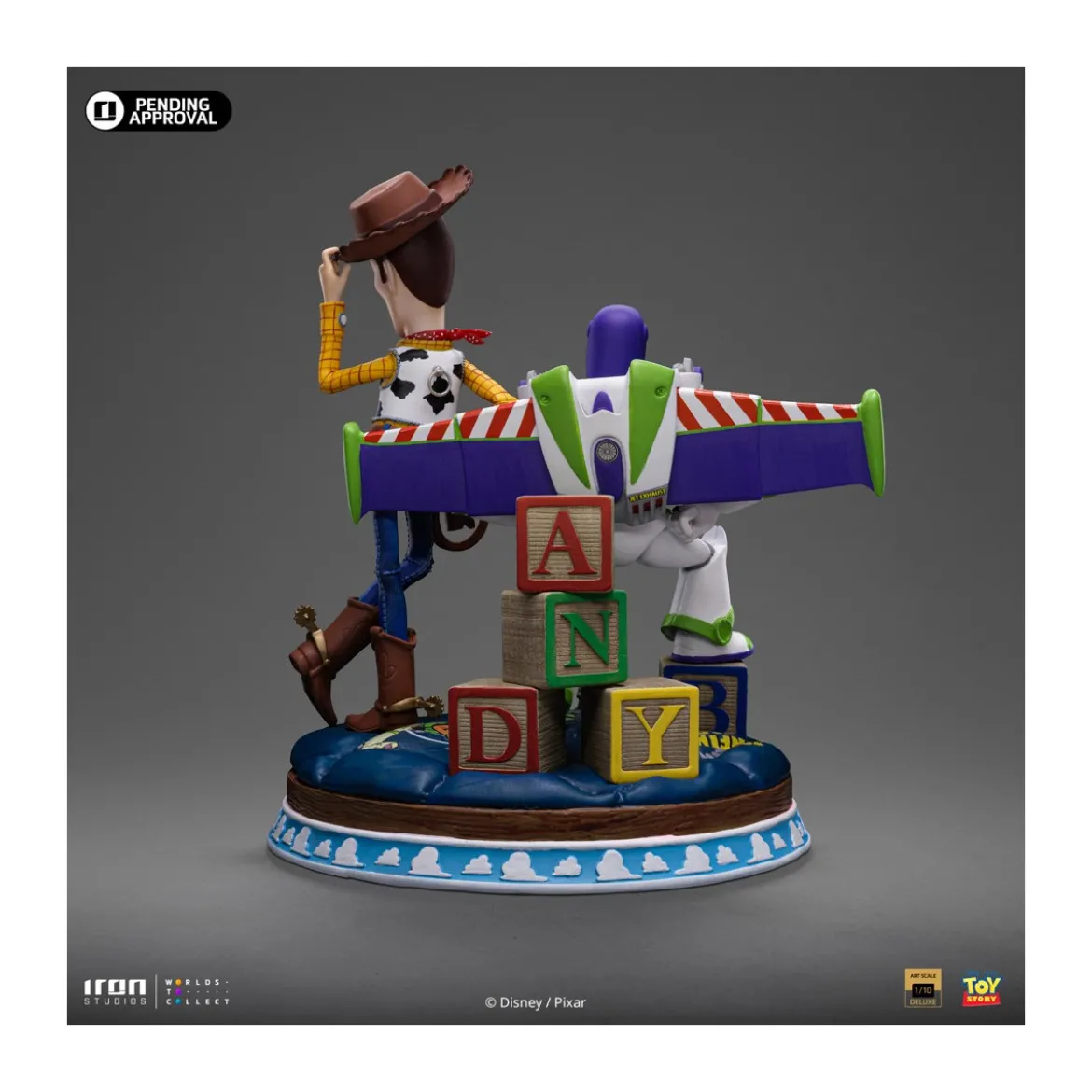Iron Studios - Disney Pixar - Deluxe Art Scale Buzz & Woody 1/10 - Toy Story