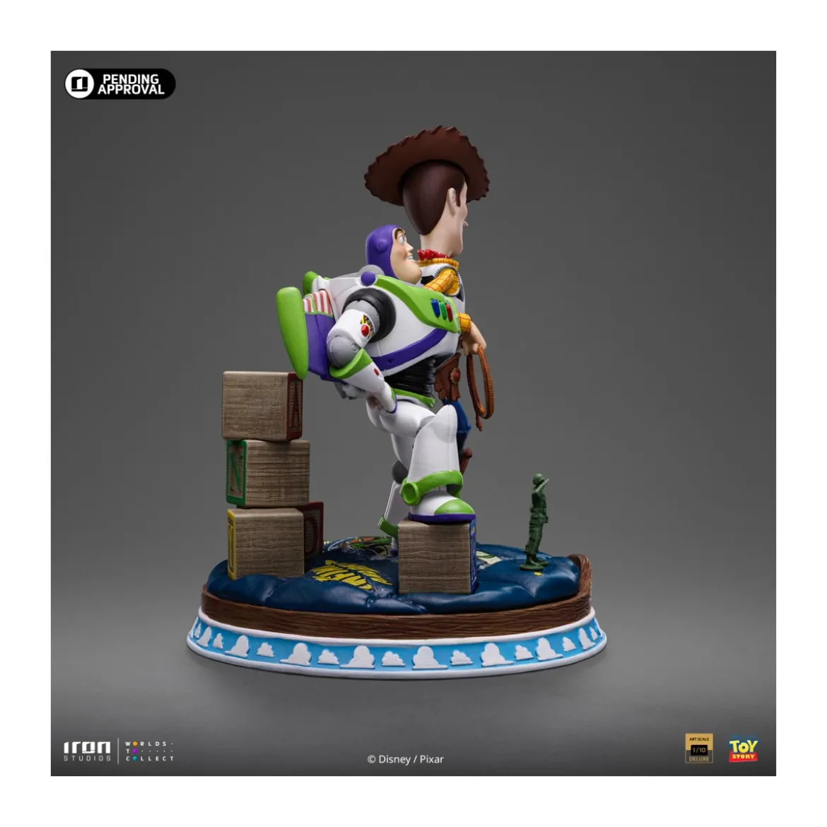 Iron Studios - Disney Pixar - Deluxe Art Scale Buzz & Woody 1/10 - Toy Story