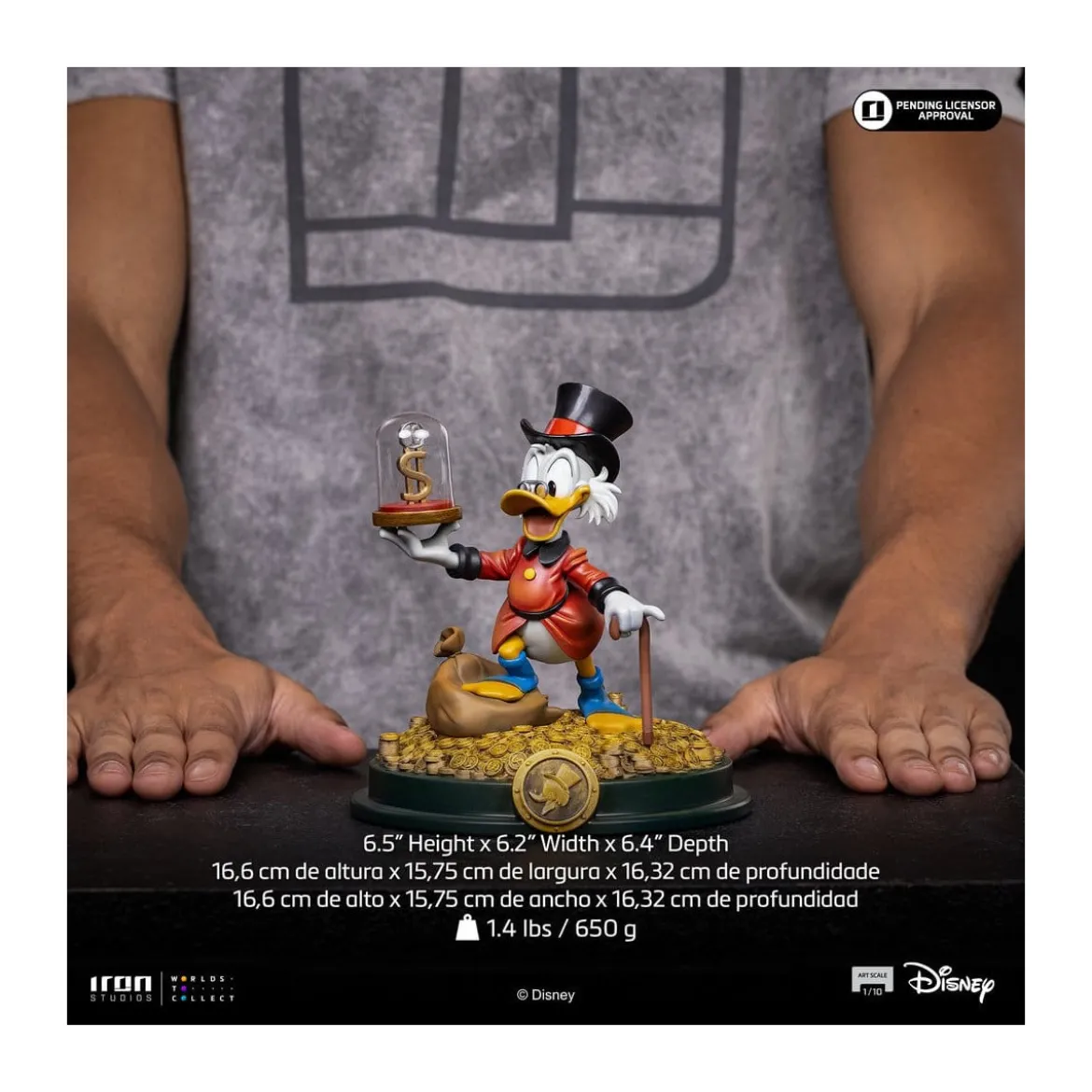 Iron Studios - Disney Uncle Scrooge McDuck Art Scale 1/10 - Duck Tales