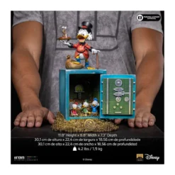 Iron Studios - Disney Uncle Scrooge McDuck and Nephews Deluxe Art Scale 1/10 - Duck Tales