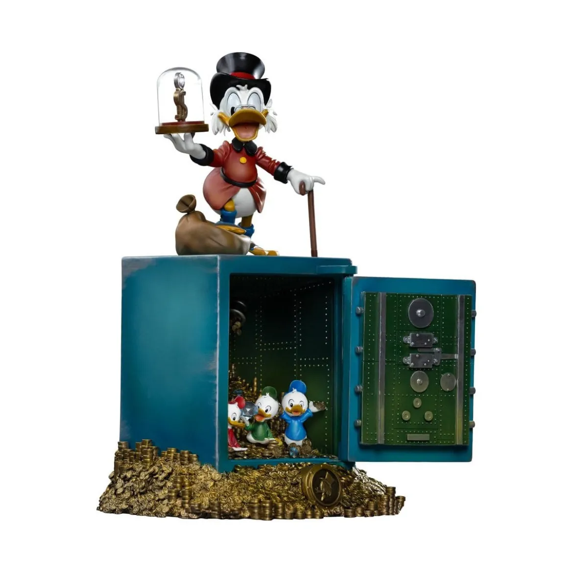 Iron Studios - Disney Uncle Scrooge McDuck and Nephews Deluxe Art Scale 1/10 - Duck Tales