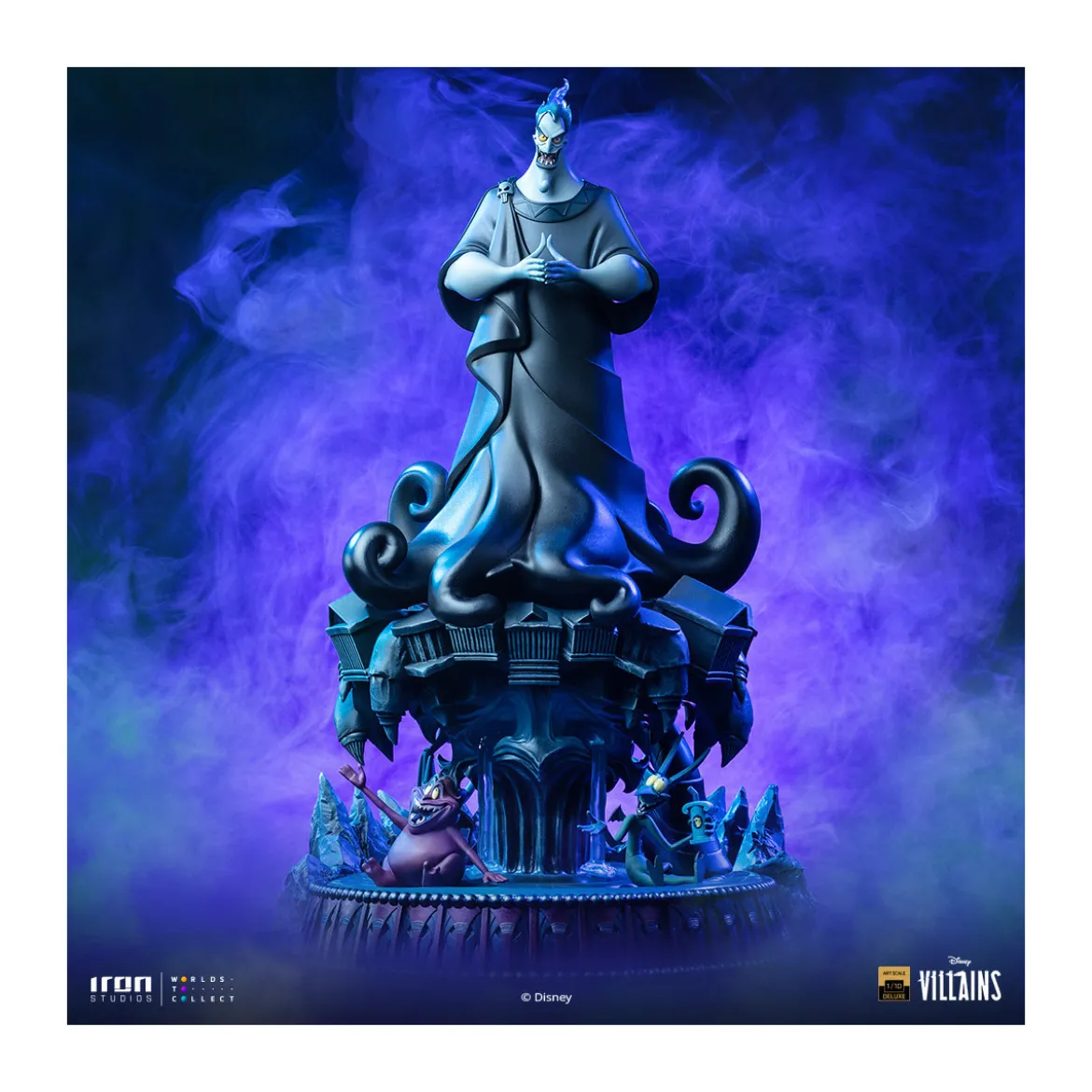 Iron Studios - Disney Villains Hades Deluxe Art Scale 1/10 - Hercules