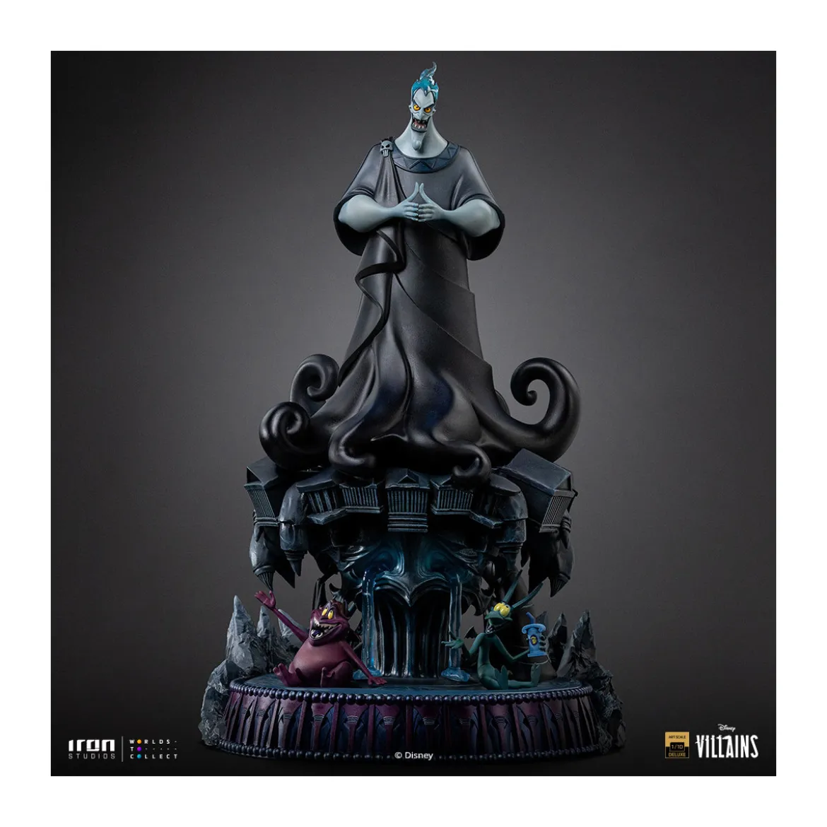 Iron Studios - Disney Villains Hades Deluxe Art Scale 1/10 - Hercules
