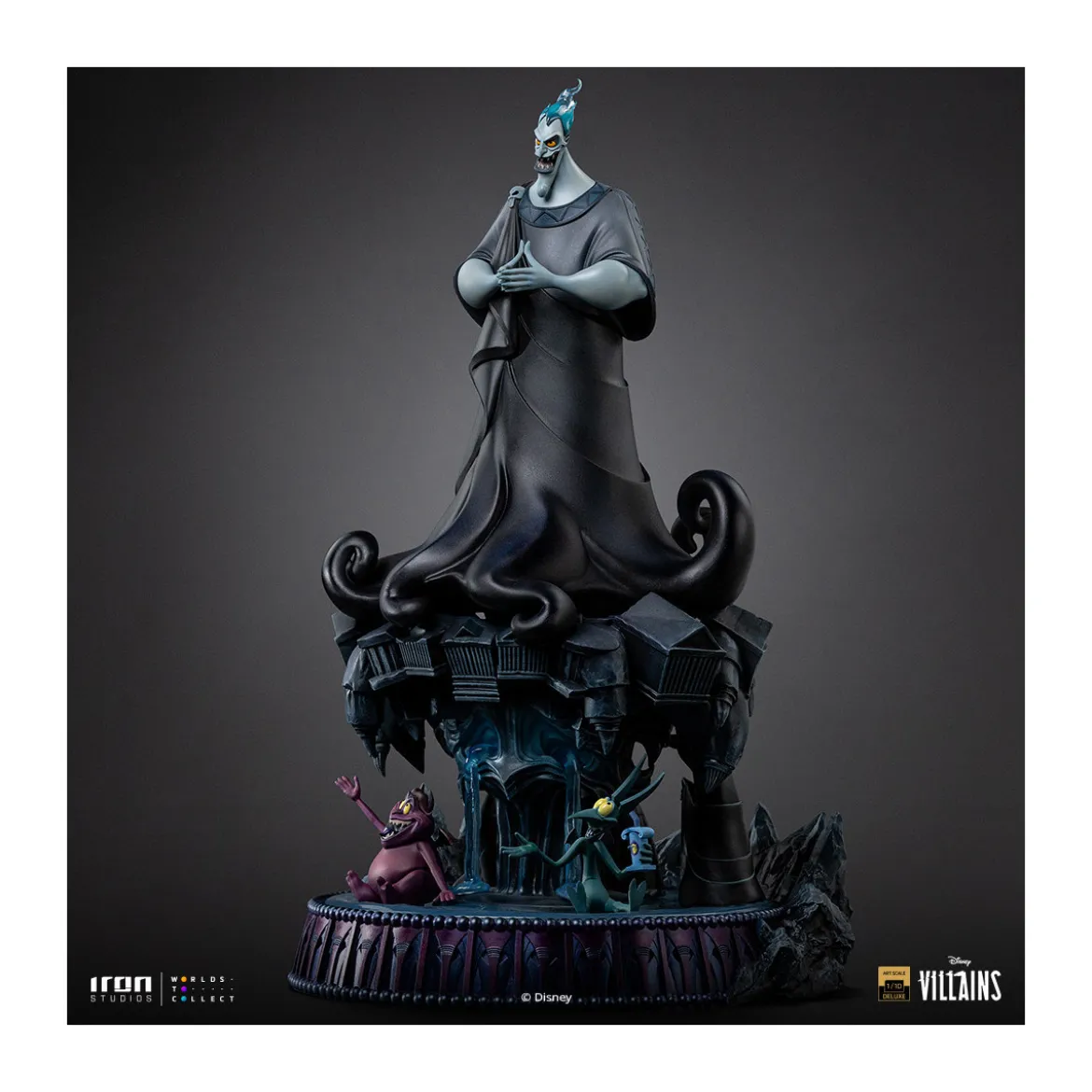 Iron Studios - Disney Villains Hades Deluxe Art Scale 1/10 - Hercules