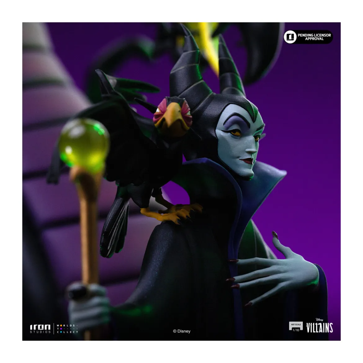 Iron Studios - Disney Villains Maleficent Art Scale 1/10 - Malefique - La Belle au bois dormant