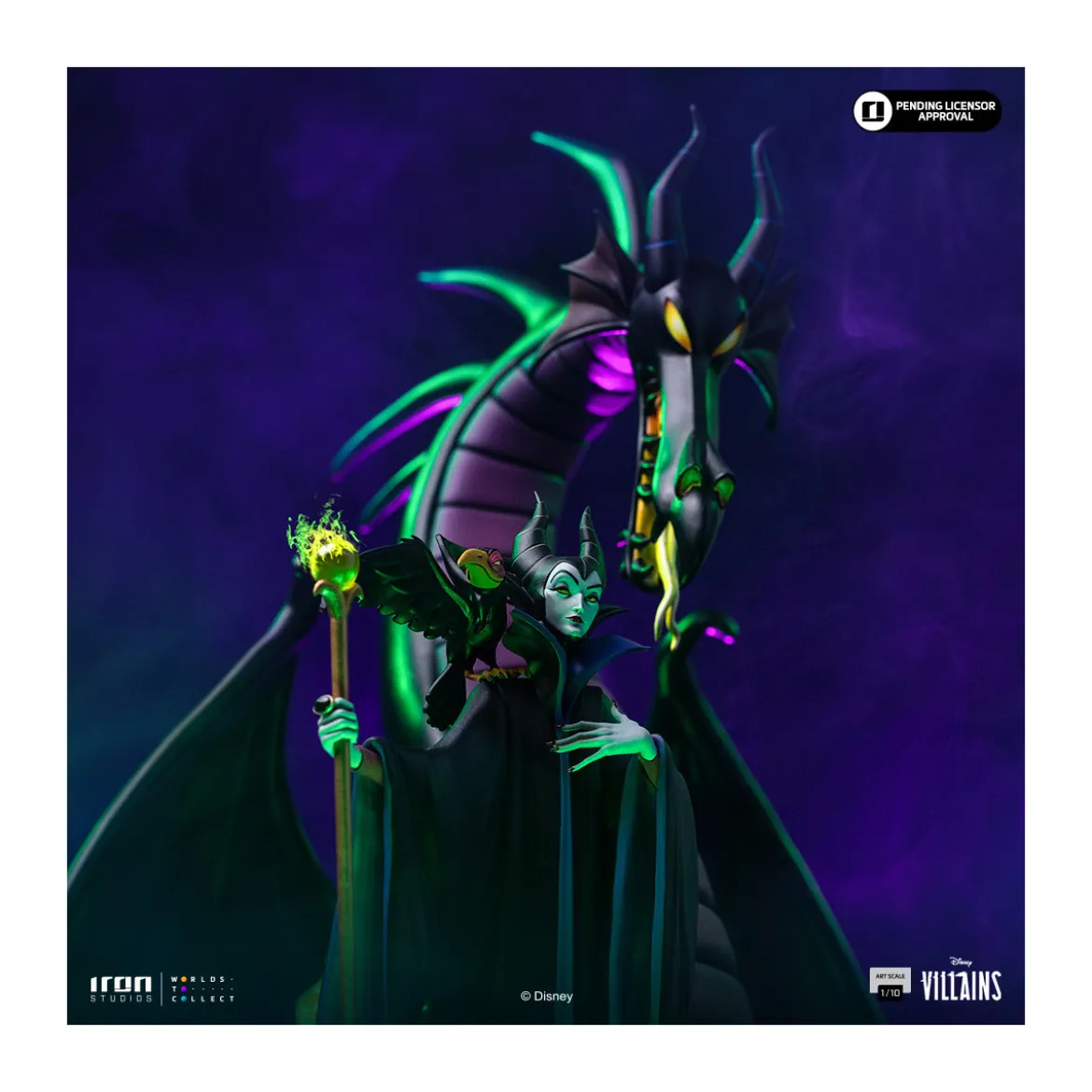 Iron Studios - Disney Villains Maleficent Art Scale 1/10 - Malefique - La Belle au bois dormant