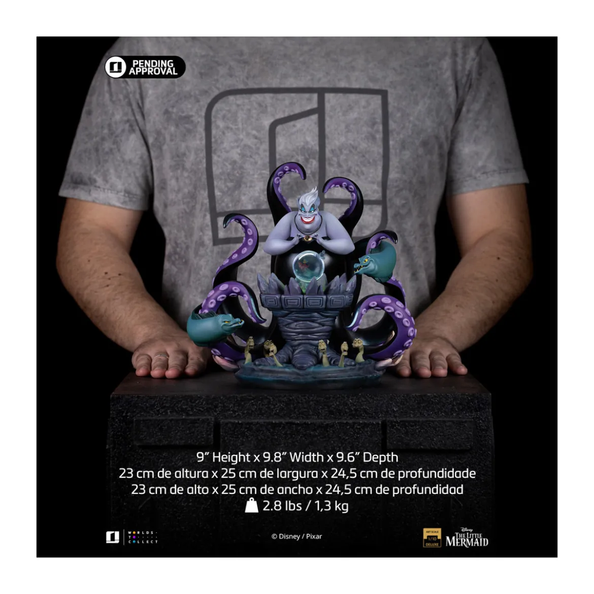 Iron Studios - Disney Villains Ursula Deluxe Art Scale 1/10 - The Little Mermaid