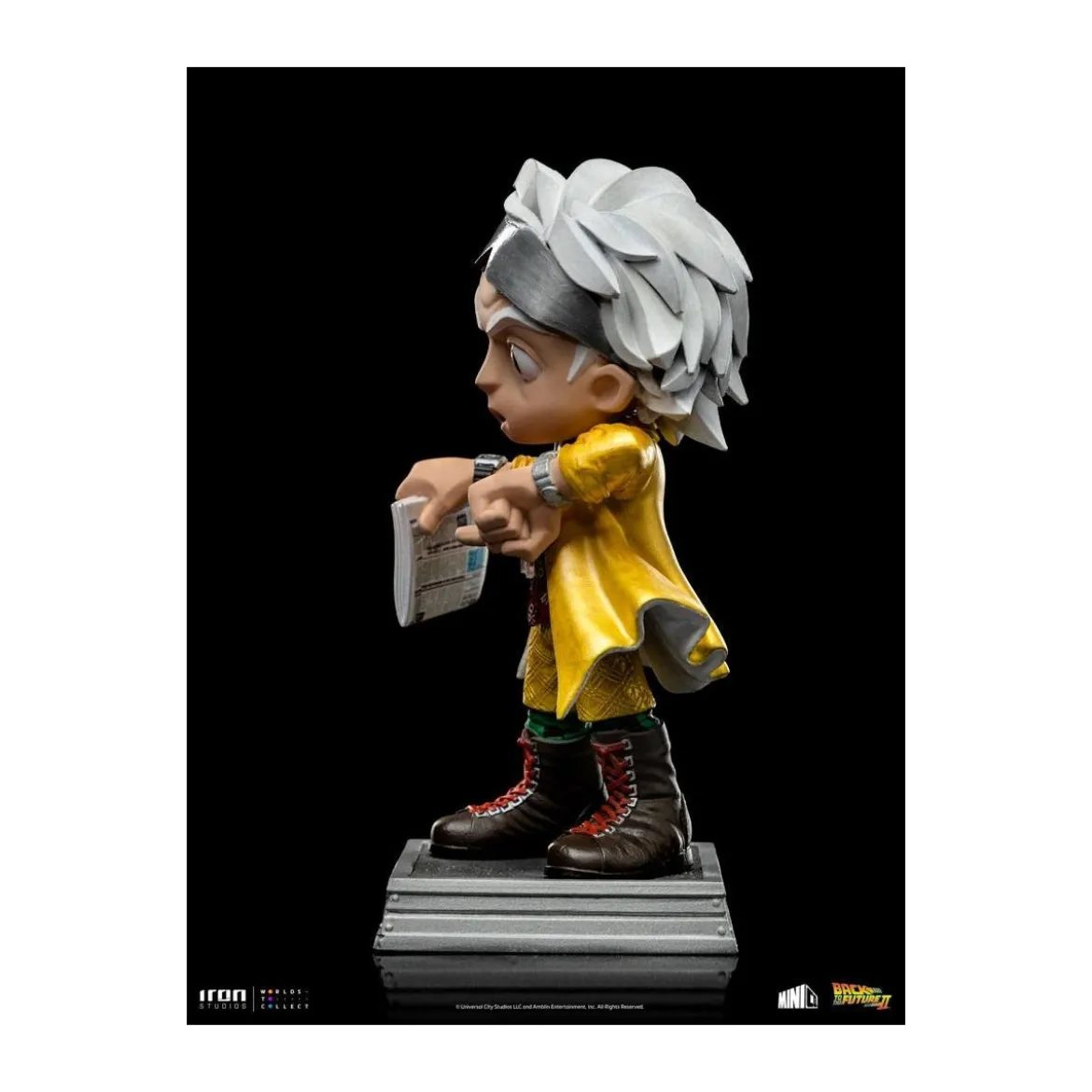 Iron Studios - Doc Brown Retour vers le Futur 2 - Mini Co.