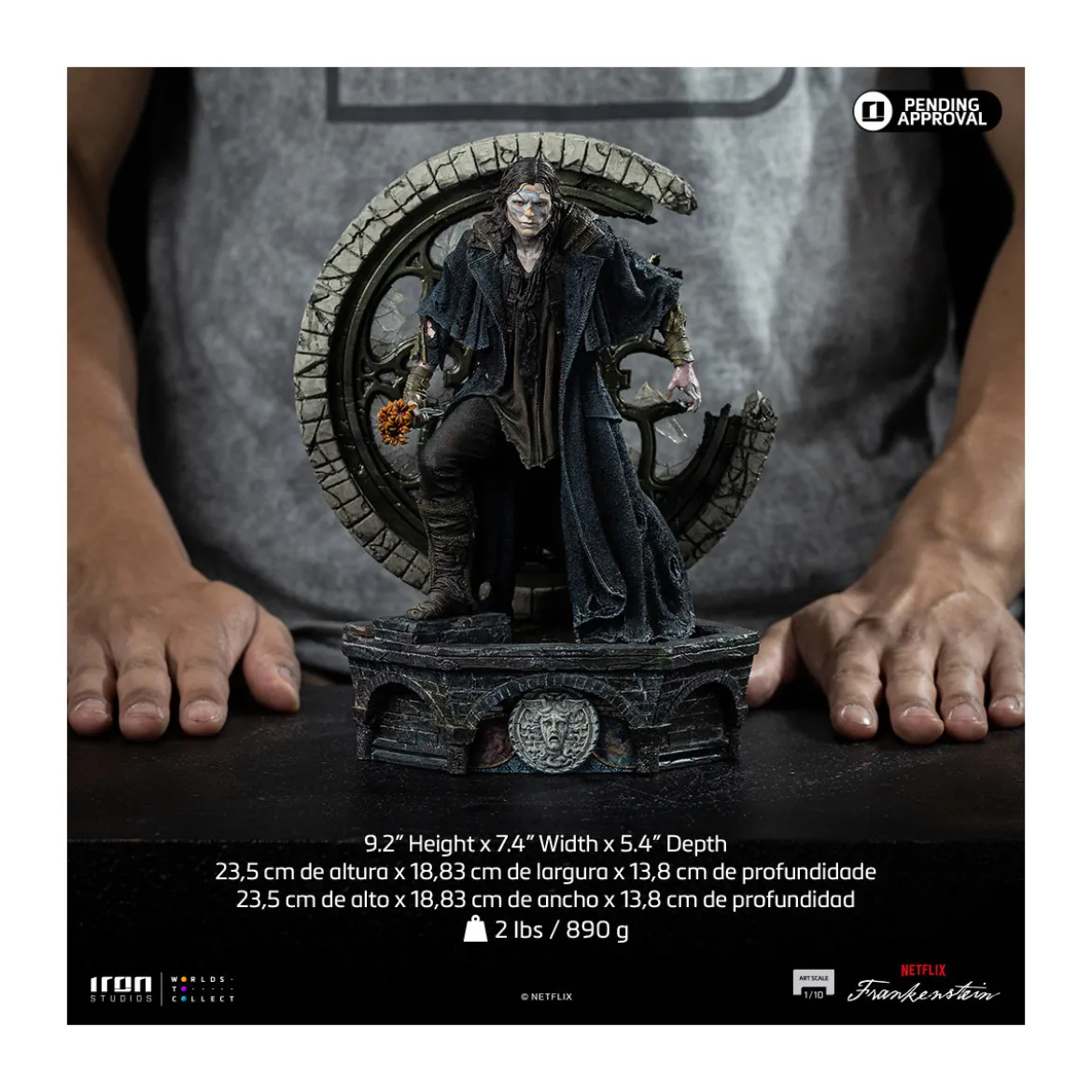 Iron Studios - Frankenstein's Monster BDS Art Scale 1/10 - Guillermo Del Toro's Frankenstein