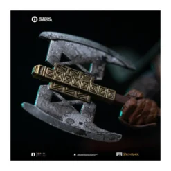 Iron Studios - Gimli Unleashed - Le Seigneur des Anneaux - LOTR Unleashed Art Scale 1/10