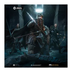 Iron Studios - Gimli Unleashed - Le Seigneur des Anneaux - LOTR Unleashed Art Scale 1/10