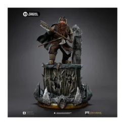 Iron Studios - Gimli Unleashed - Le Seigneur des Anneaux - LOTR Unleashed Art Scale 1/10