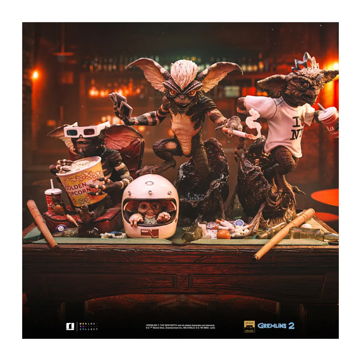 Iron Studios Gremlins 2 - Gremlins Diorama Deluxe Art Scale 1/10