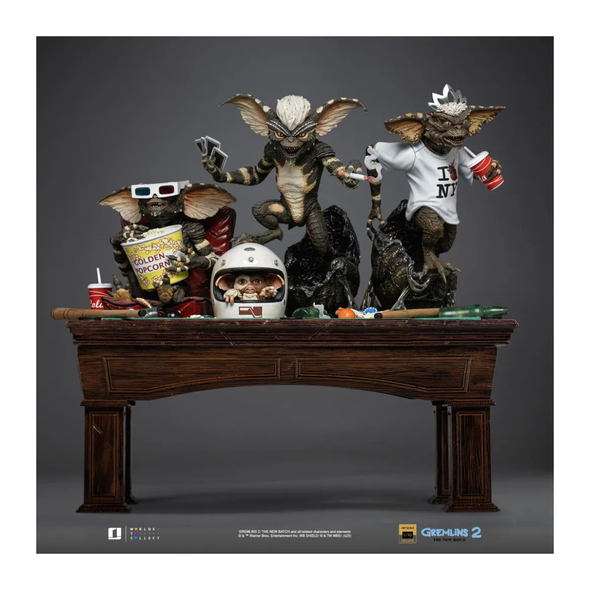 Iron Studios Gremlins 2 - Gremlins Diorama Deluxe Art Scale 1/10