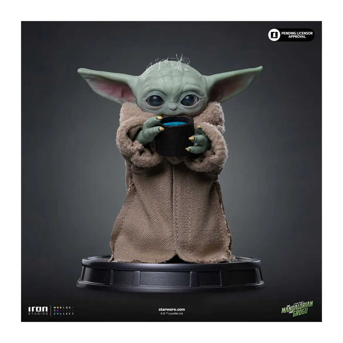 Iron Studios - Grogu Always Hungry - Grogu Collection Legacy Replica 1/4 - Star Wars: The Mandalorian and Grogu