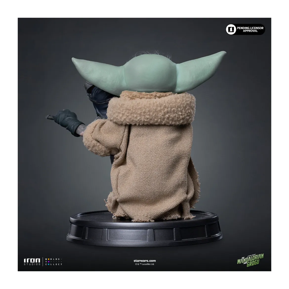 Iron Studios - Grogu No Squeezy - Grogu Collection Legacy Replica 1/4 - Star Wars: The Mandalorian and Grogu
