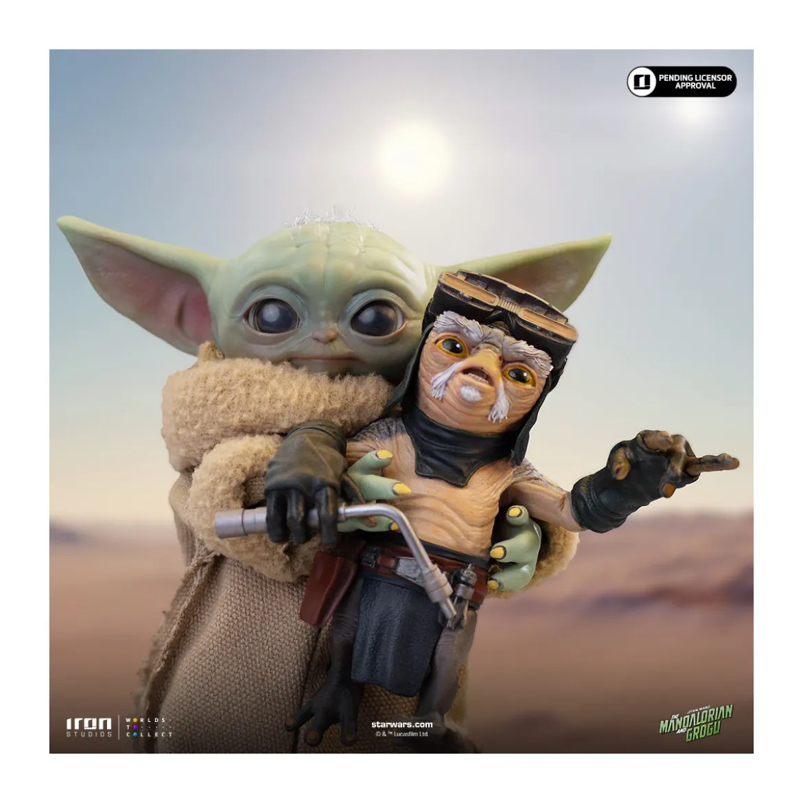 Iron Studios - Grogu No Squeezy - Grogu Collection Legacy Replica 1/4 - Star Wars: The Mandalorian and Grogu