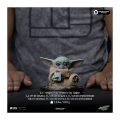 Iron Studios - Grogu PopCorn Time - Grogu Collection Legacy Replica 1/4 - Star Wars: The Mandalorian and Grogu