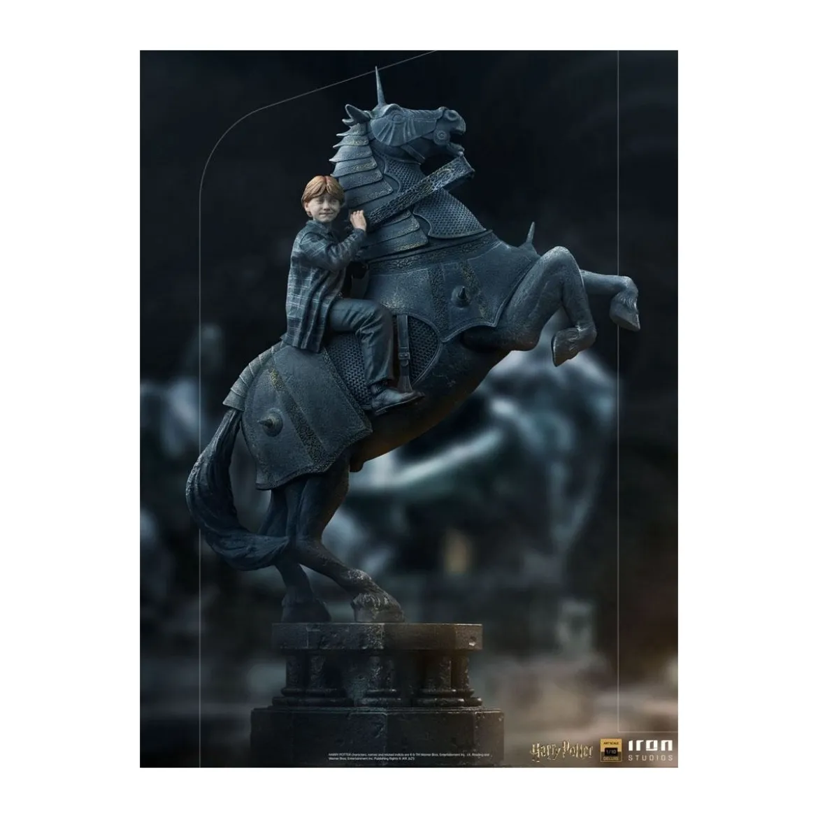 Iron Studios - Harry Potter - Ron Weasley at the Wizard Chess BDS Deluxe Art Scale 1/10