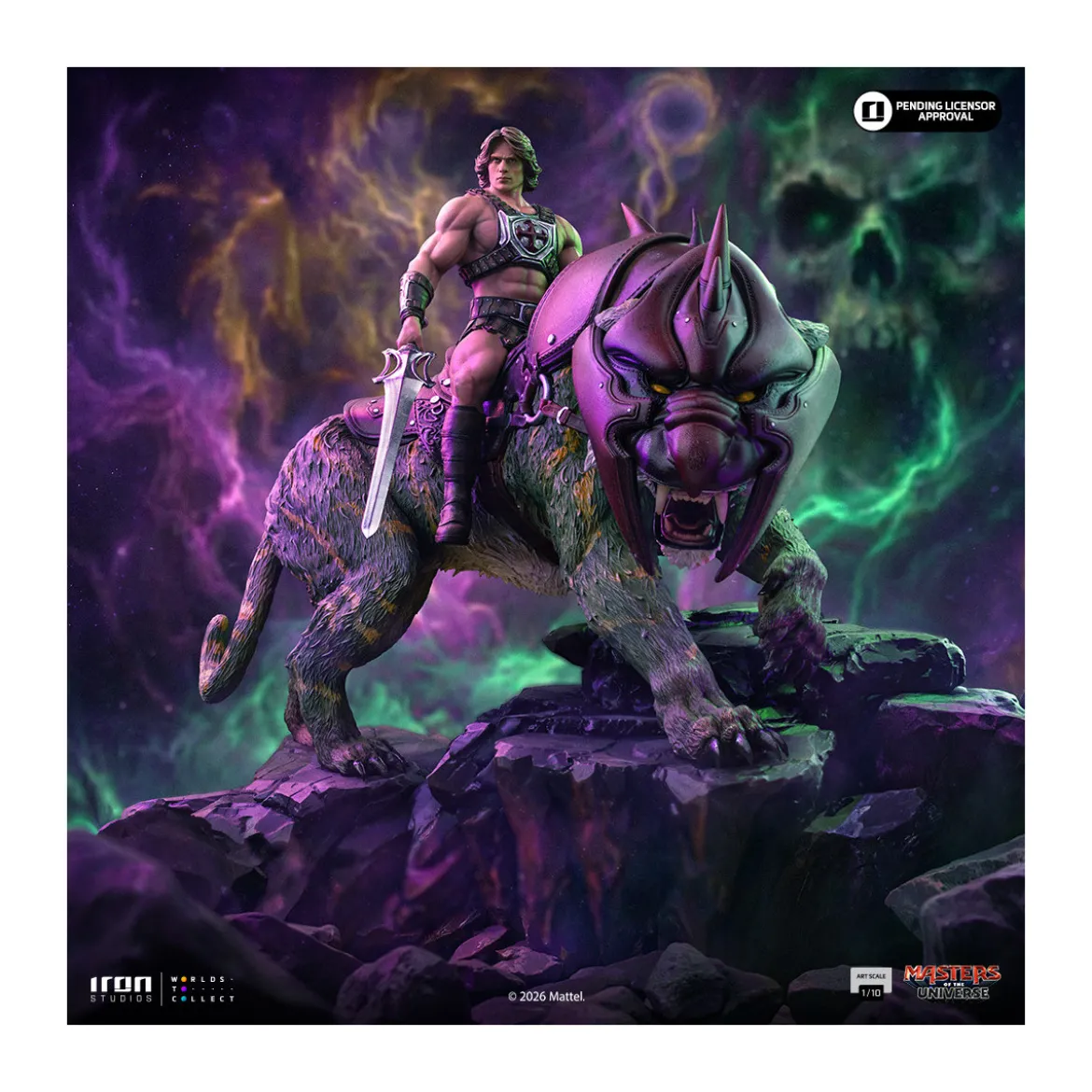 Iron Studios - He-Man and Battle Cat Movie Art Scale 1/10 - Masters of the Universe - Les Maitres de l'Univers