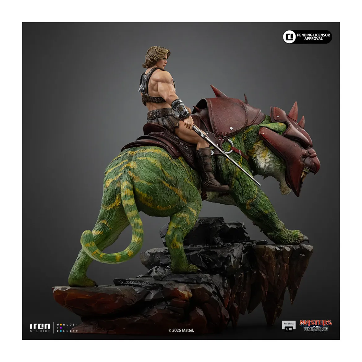 Iron Studios - He-Man and Battle Cat Movie Art Scale 1/10 - Masters of the Universe - Les Maitres de l'Univers