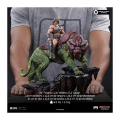 Iron Studios - He-Man and Battle Cat Movie Art Scale 1/10 - Masters of the Universe - Les Maitres de l'Univers