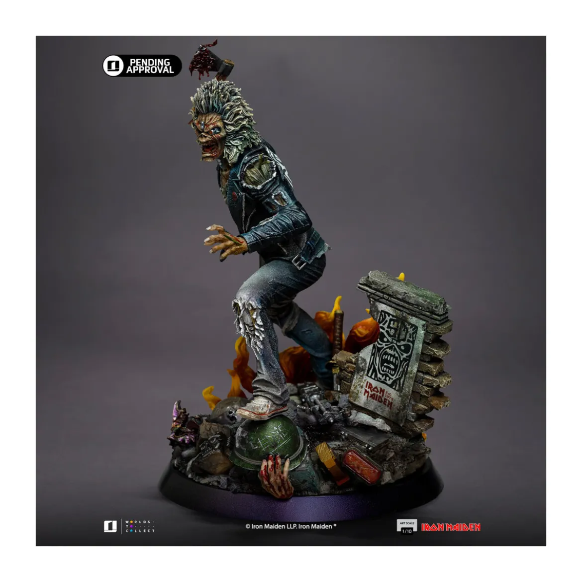 Iron Studios Iron Maiden - Eddie 50th year Anniversary 1/10 Art Scale