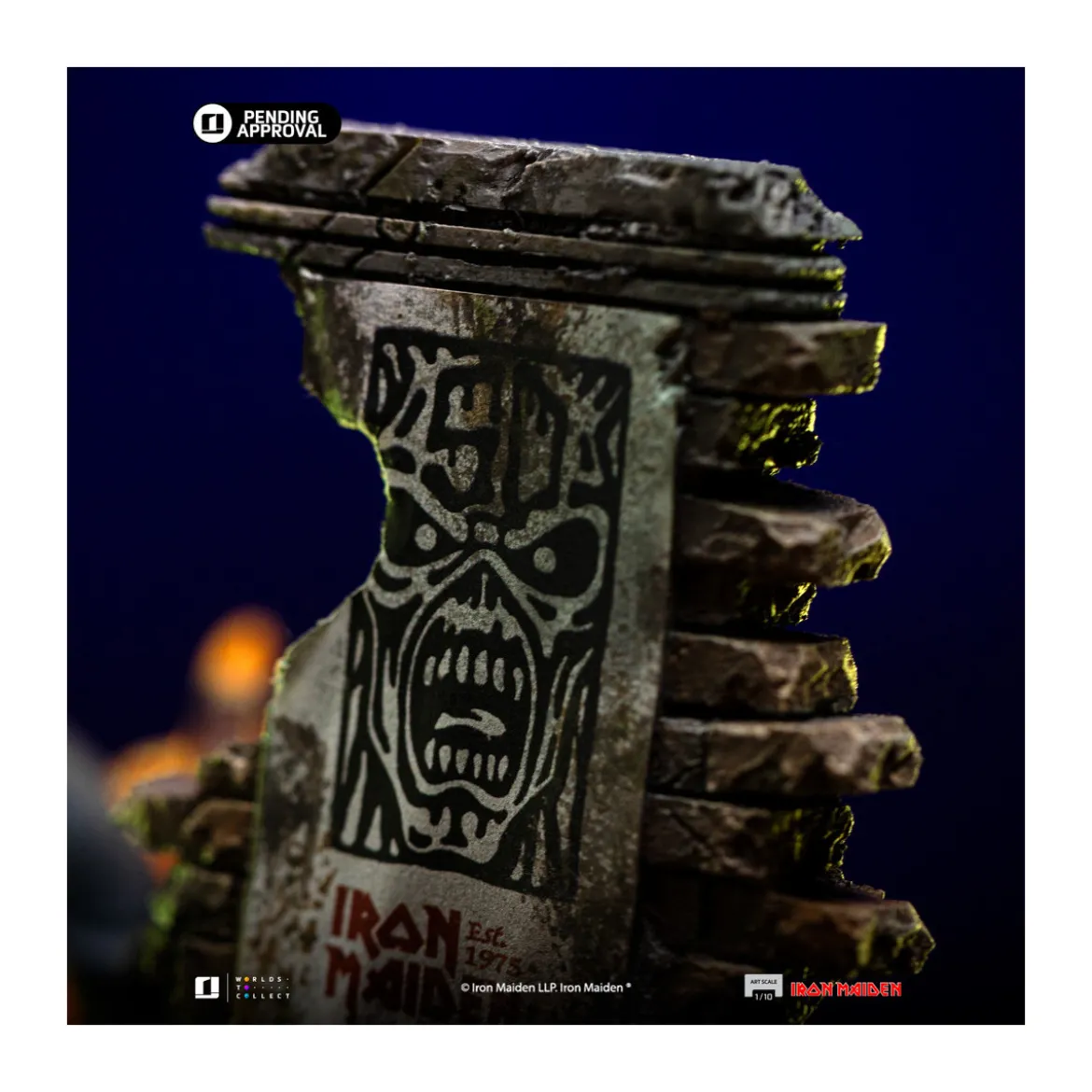 Iron Studios Iron Maiden - Eddie 50th year Anniversary 1/10 Art Scale