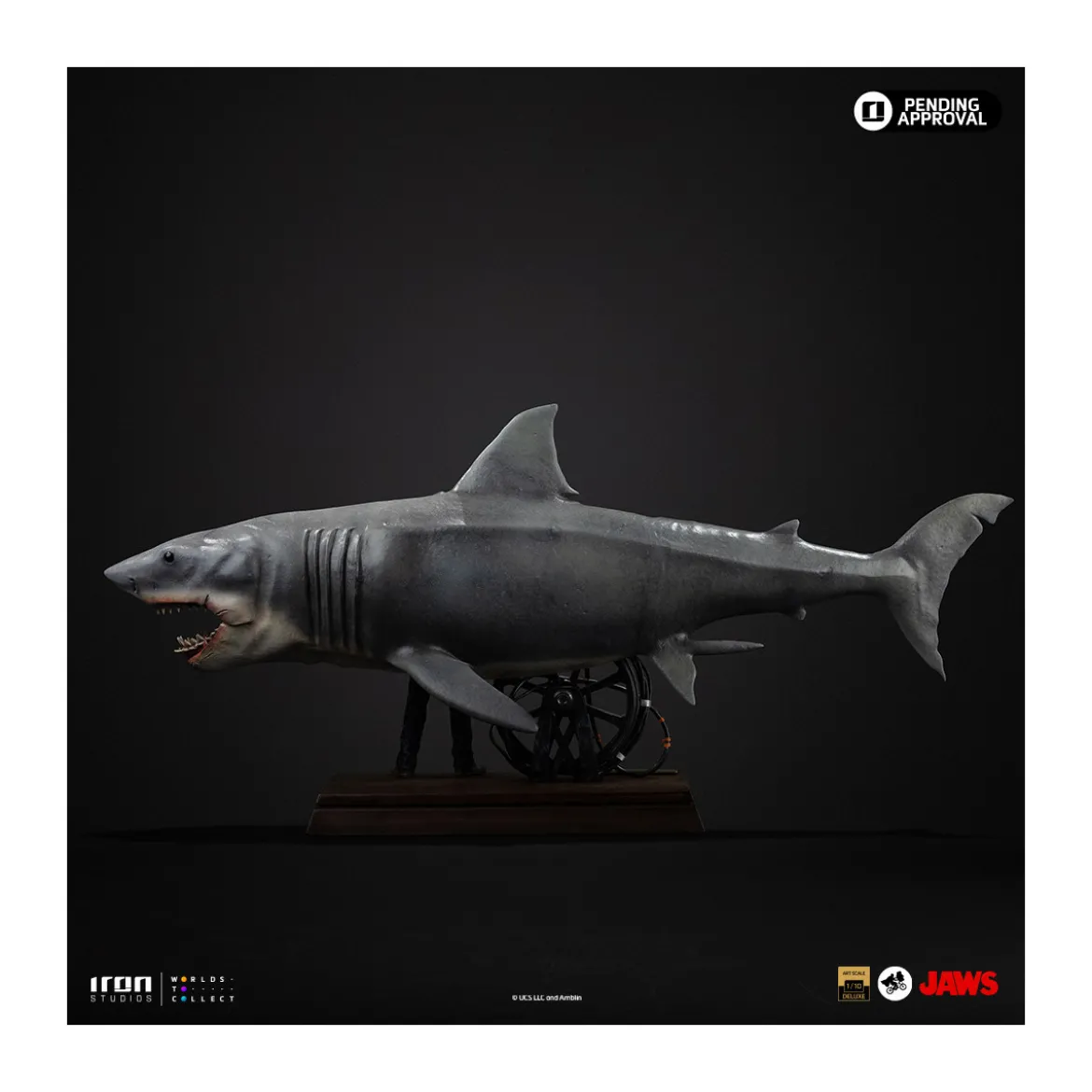 Iron Studios - JAWS - Steven Spielberg (Jaws 50th Anniversary) Deluxe Art Scale1/10 - Les dents de la mer