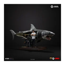 Iron Studios - JAWS - Steven Spielberg (Jaws 50th Anniversary) Deluxe Art Scale1/10 - Les dents de la mer