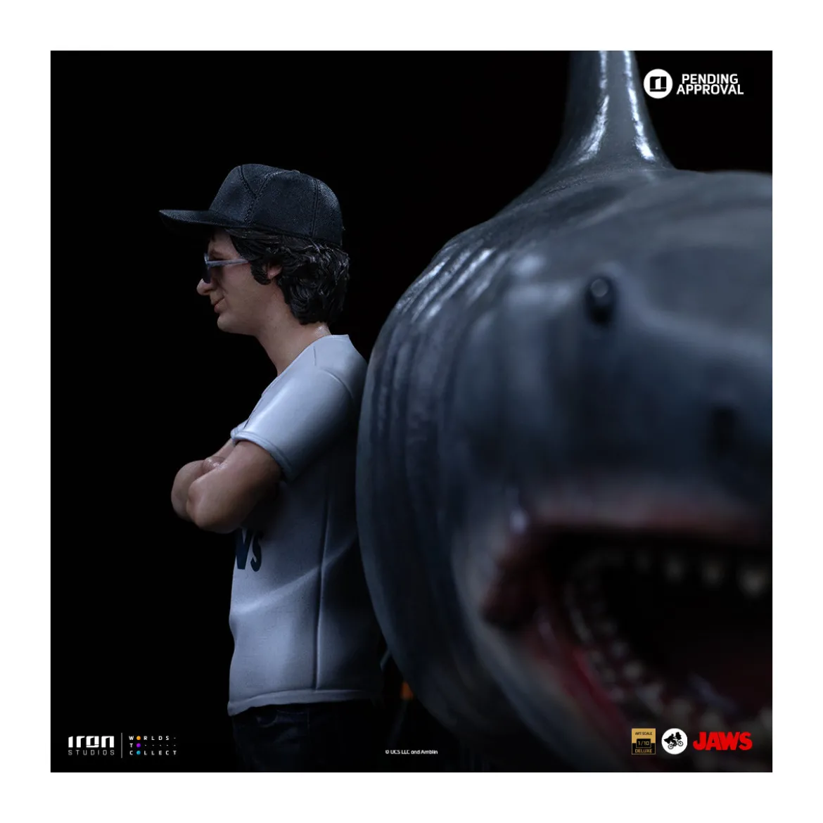 Iron Studios - JAWS - Steven Spielberg (Jaws 50th Anniversary) Deluxe Art Scale1/10 - Les dents de la mer