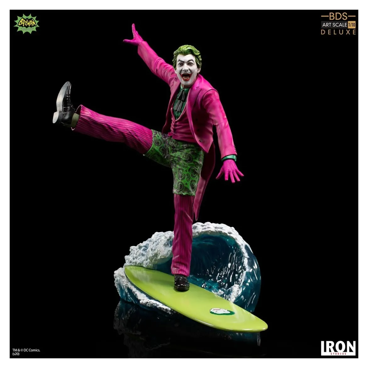 IRON STUDIOS - Joker 1966 “Surf’s Up! Joker's Under!" Art Scale 1/10 - Tv serie