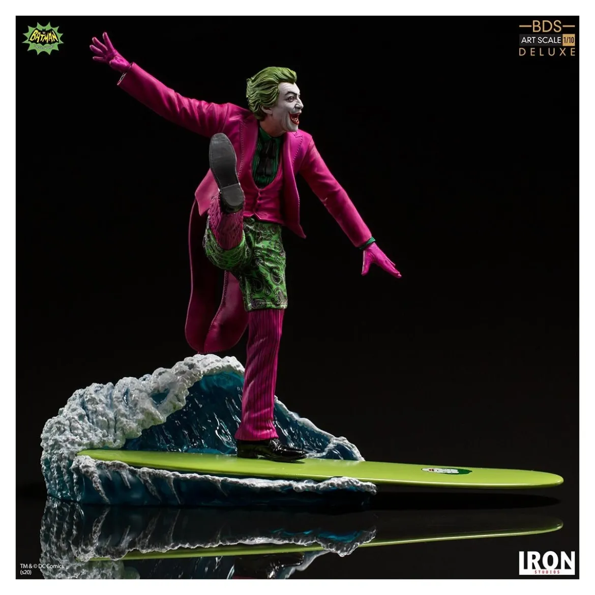 IRON STUDIOS - Joker 1966 “Surf’s Up! Joker's Under!" Art Scale 1/10 - Tv serie