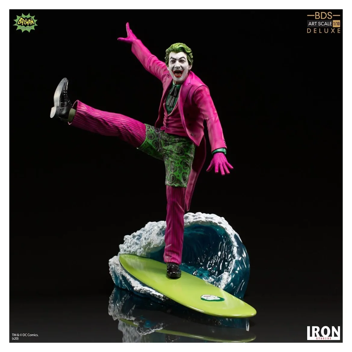 IRON STUDIOS - Joker 1966 “Surf’s Up! Joker's Under!" Art Scale 1/10 - Tv serie