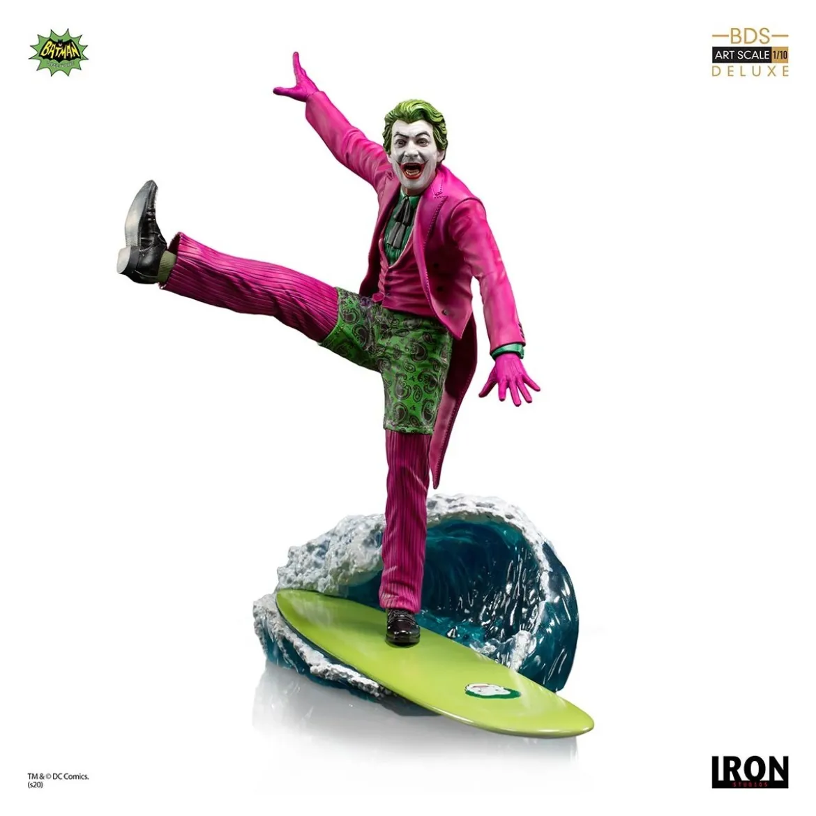 IRON STUDIOS - Joker 1966 “Surf’s Up! Joker's Under!" Art Scale 1/10 - Tv serie