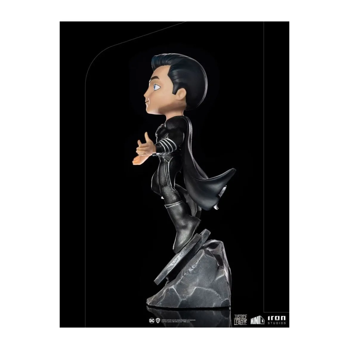 Iron Studios - Justice League Deluxe Superman Black - Mini Co.