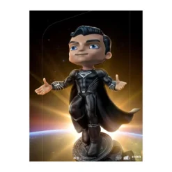 Iron Studios - Justice League Deluxe Superman Black - Mini Co.