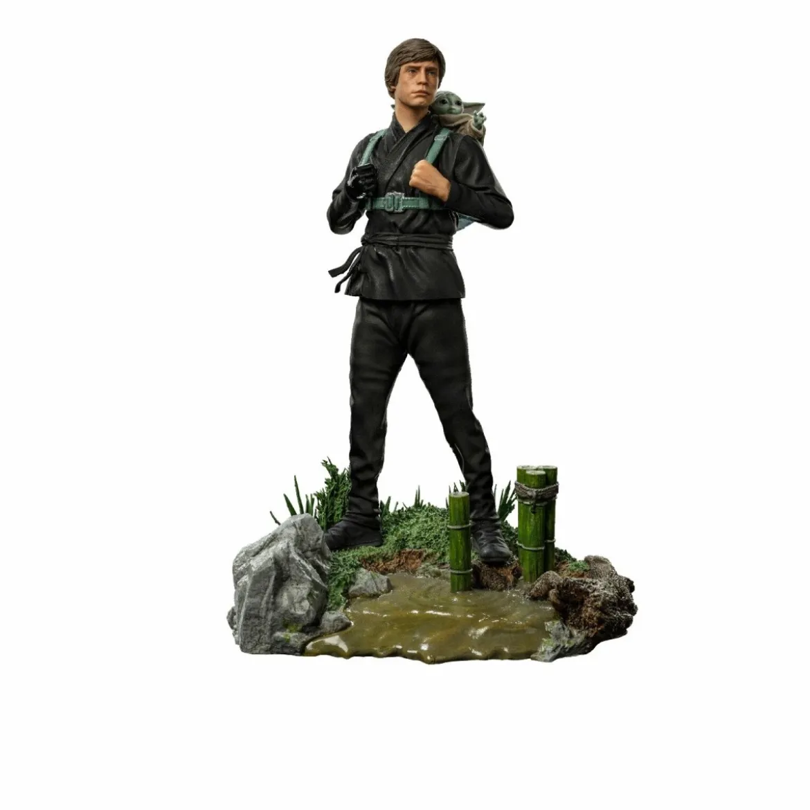IRON STUDIOS - Luke Skywalker and Grogu Training 1:10 BDS Art Scale 1/10 - Star Wars The Book of Boba Fett